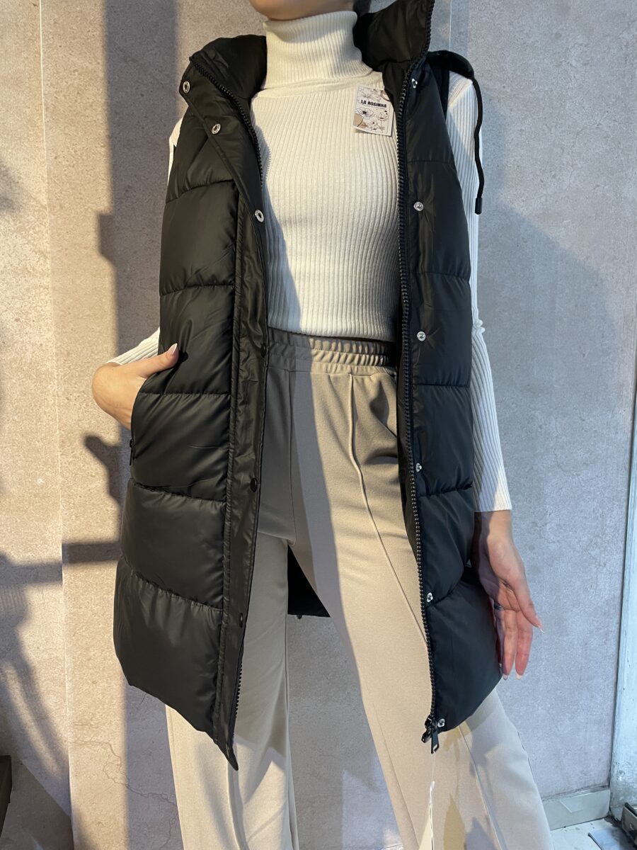 Chaleco Puffer largo