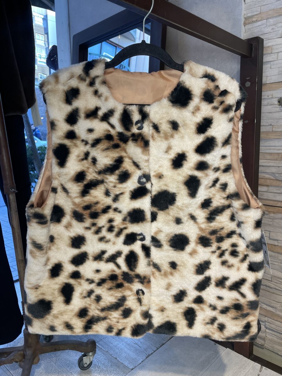 Chaleco de piel Print
