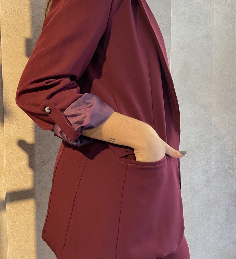 Blazer Bohemia Bordo - Imagen 2