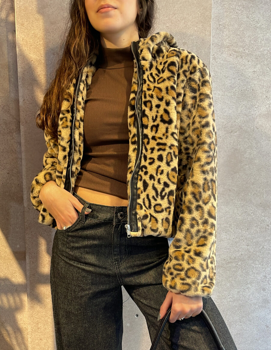 Campera Piel Print