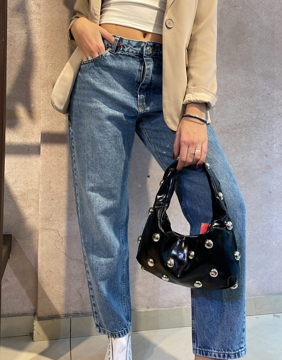 Jean Mom Blue