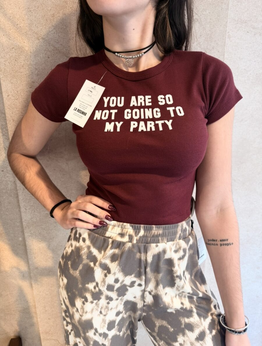Remera No Party