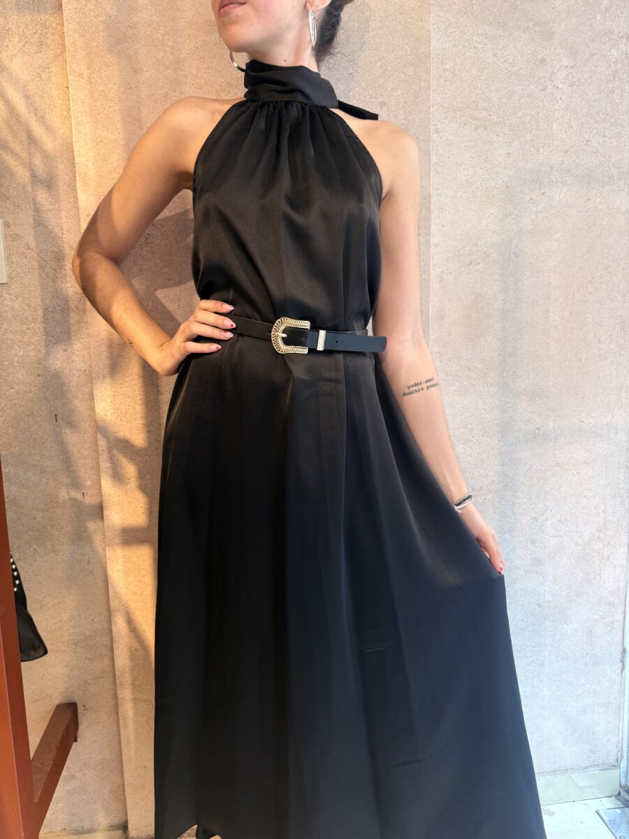 Vestido Halter Negro - Imagen 3